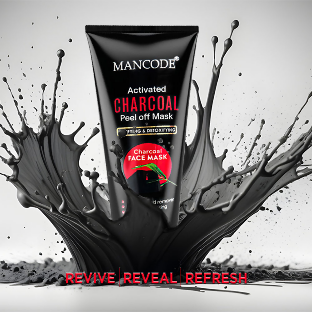 Mancode Activated Charcoal Peel Off Face Mask | Grocsy