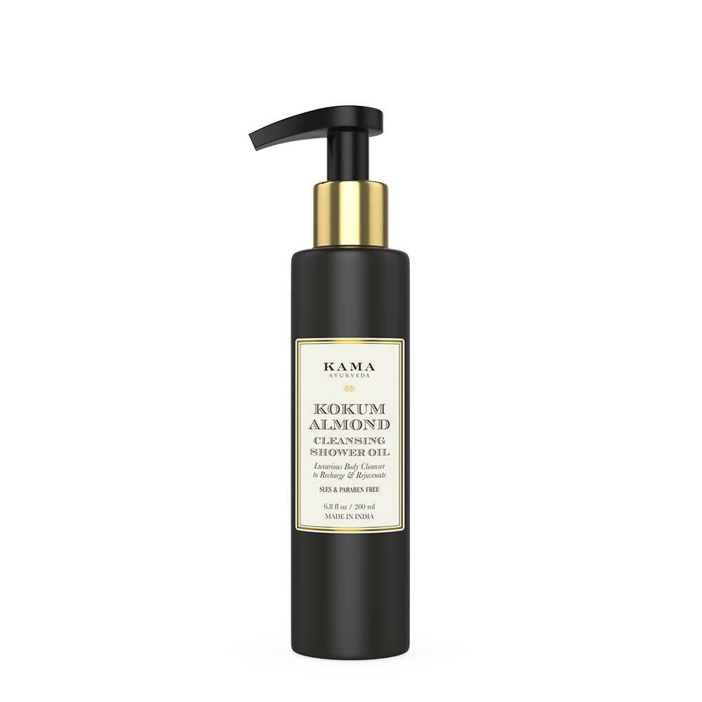 Kama Ayurveda Kokum Almond Cleansing Shower Oil | Grocsy