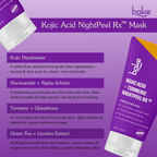 Bake Kojic Acid + Turmeric NightPeel Rx Mask | Grocsy