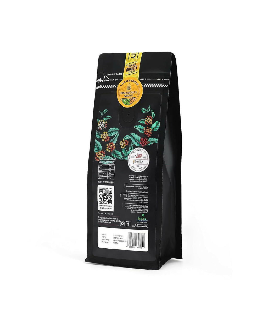 LocoKerala Western Ghats American Roast Arabica Whole Bean Coffee | Grocsy