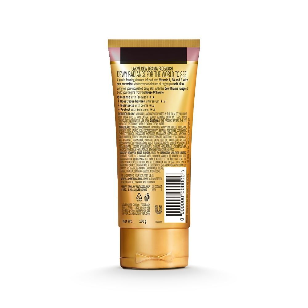 Lakme Dew Drama Face Wash | Grocsy
