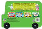 Dreamland Zoo Safari on the Bus- A Shaped Board book with Wheels : Children Picture Board Book | Grocsy