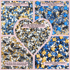 Confect Black, Blue & White | (01) Father's Day Sprinkles | Grocsy