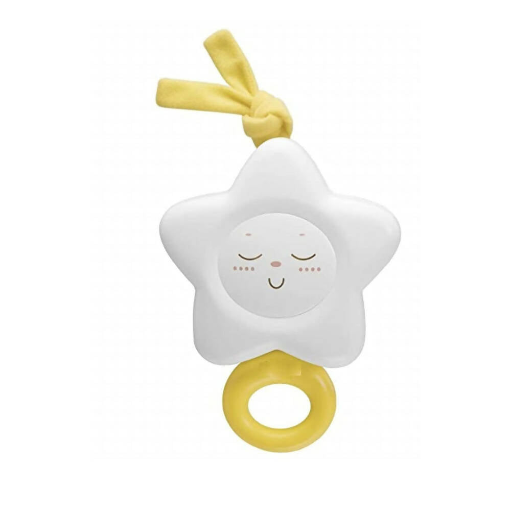 Braintastic Melodious White Star with Soft Rounded Shapes for New Born Babies | Grocsy