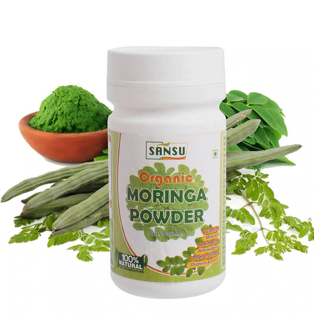 Sansu Organic Moringa Powder | Grocsy