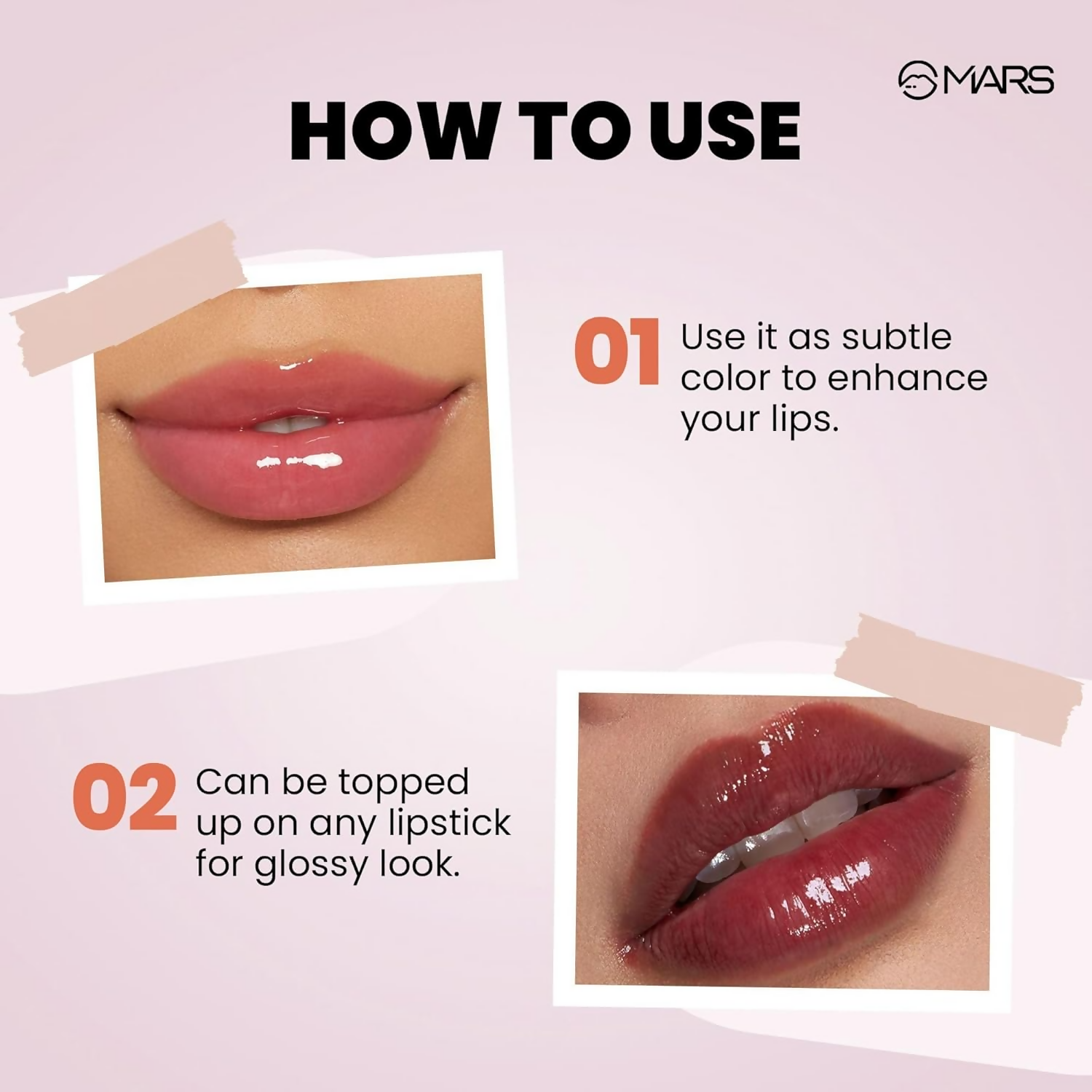 MARS Cosmetics Clear Quartz Tinted Lip Gloss | Grocsy
