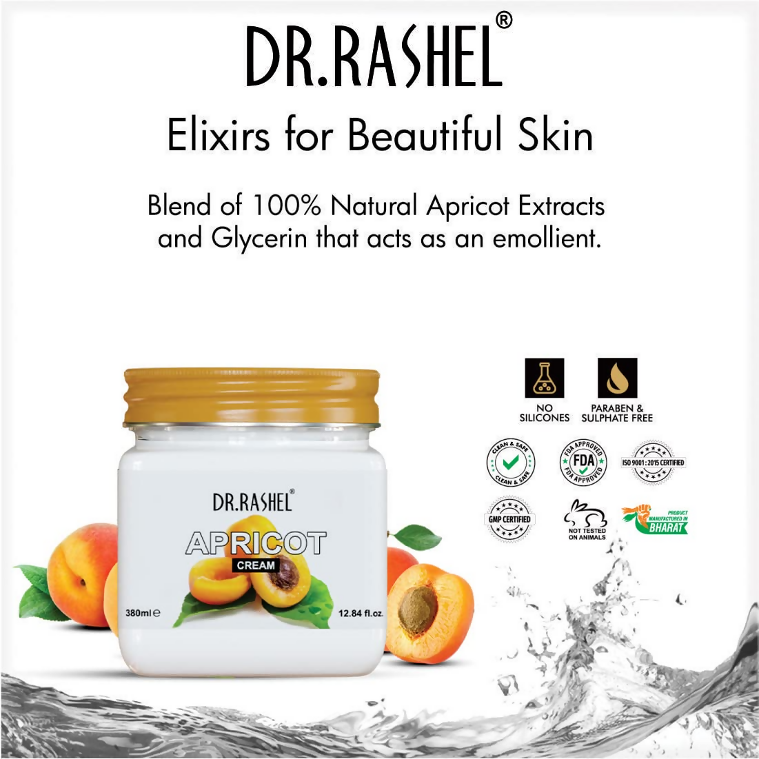 Dr.Rashel Apricot Cream For Face And Body | Grocsy
