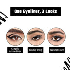 Insight Cosmetics Shiny Waterproof Eyeliner - Black | Grocsy