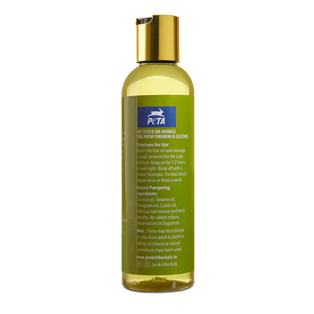 Prakriti Herbals Dandruff Control Fenugreek Hibiscus Hair Oil | Grocsy