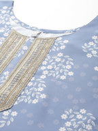 Ahalyaa Women's Traditional Wear Co-ods - Grey | Grocsy