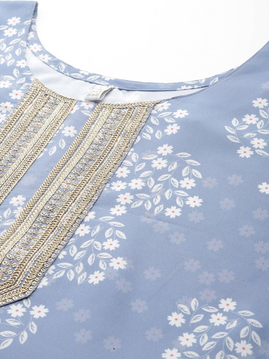 Ahalyaa Women's Traditional Wear Co-ods - Grey | Grocsy