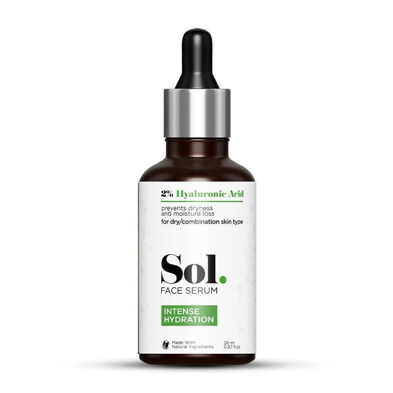 The Man Company Sol. 2% Hyaluronic Acid Intense Hydration Face Serum | Grocsy