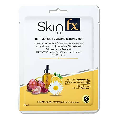 Skin Fx Refreshing & Glowing Serum Mask for Men | Grocsy