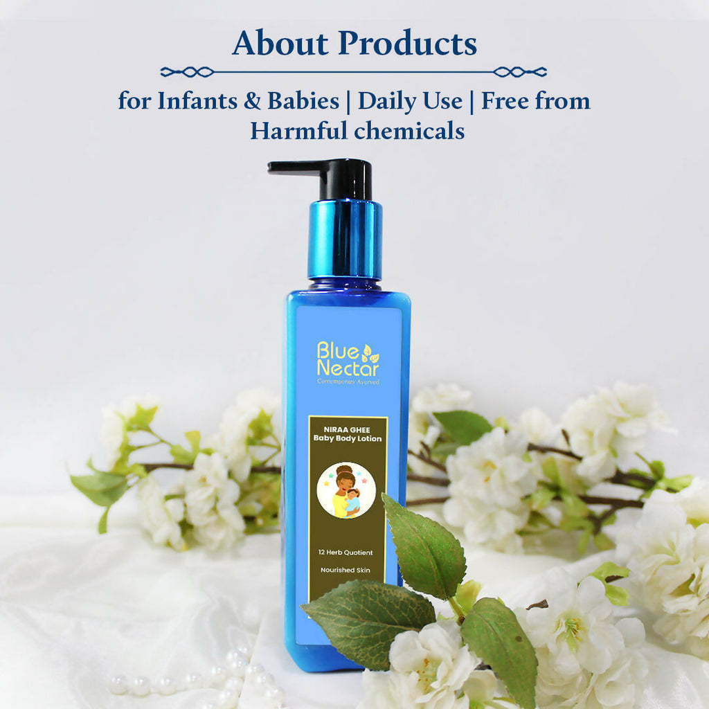 Blue Nectar Baby Lotion With Organic Ghee & Body Butters | Grocsy