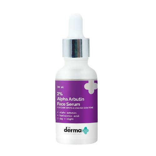 The Derma Co 2% Alpha Arbutin Face Serum For Dark Spots & Uneven Skin Tone | Grocsy