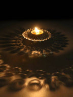 Craftvatika Gold-Toned Crystal Akhand Diya Oil Puja Lamp | Grocsy
