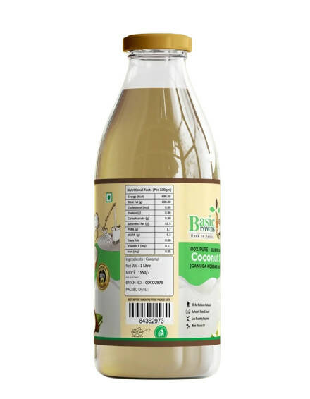BasicBrowns Bull Driven Coconut Oil | Grocsy