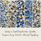 Confect Black, Blue & White | (01) Father's Day Sprinkles | Grocsy