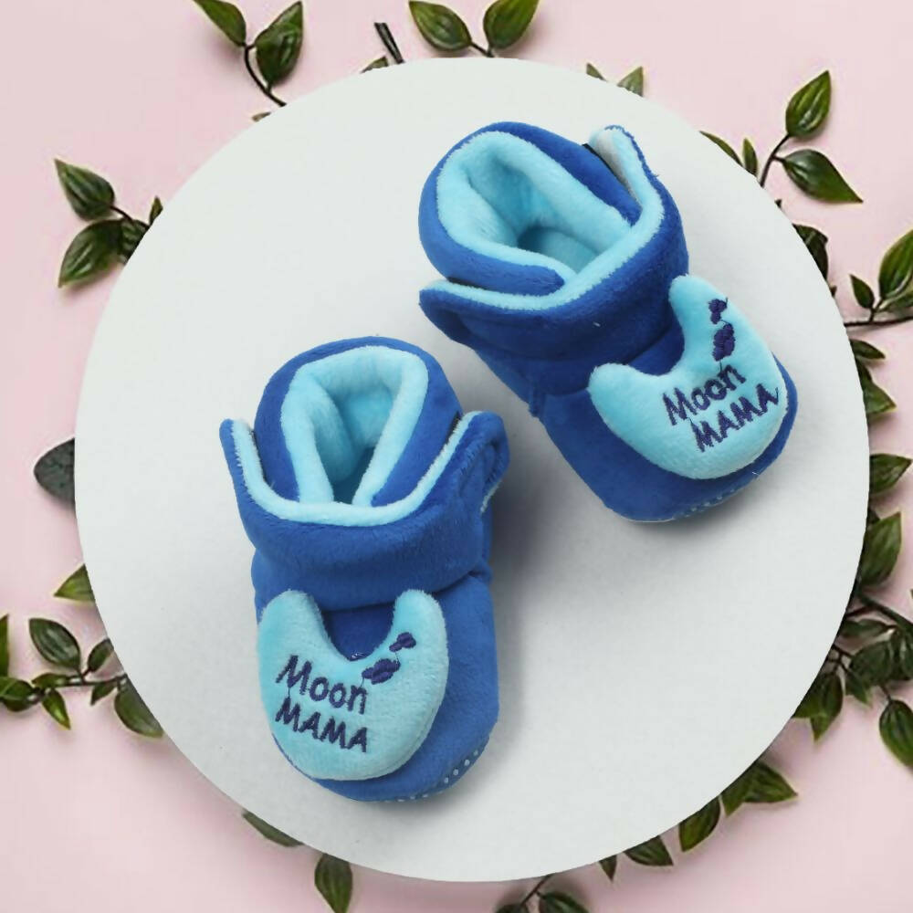 Tiny Bugs For Boys & Girls Baby Winter Booties - Blue | Grocsy