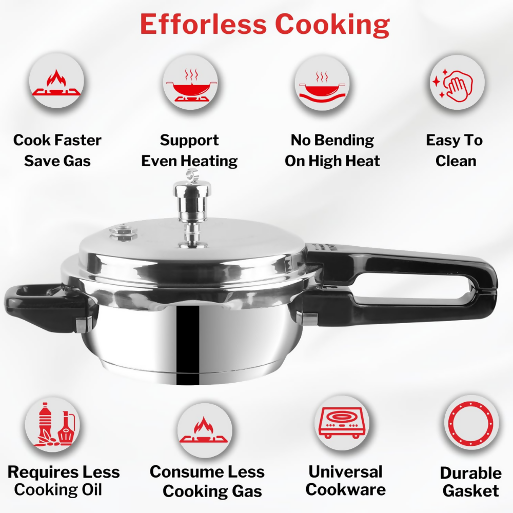 Vinod Stainless Steel Pressure Cooker | Grocsy