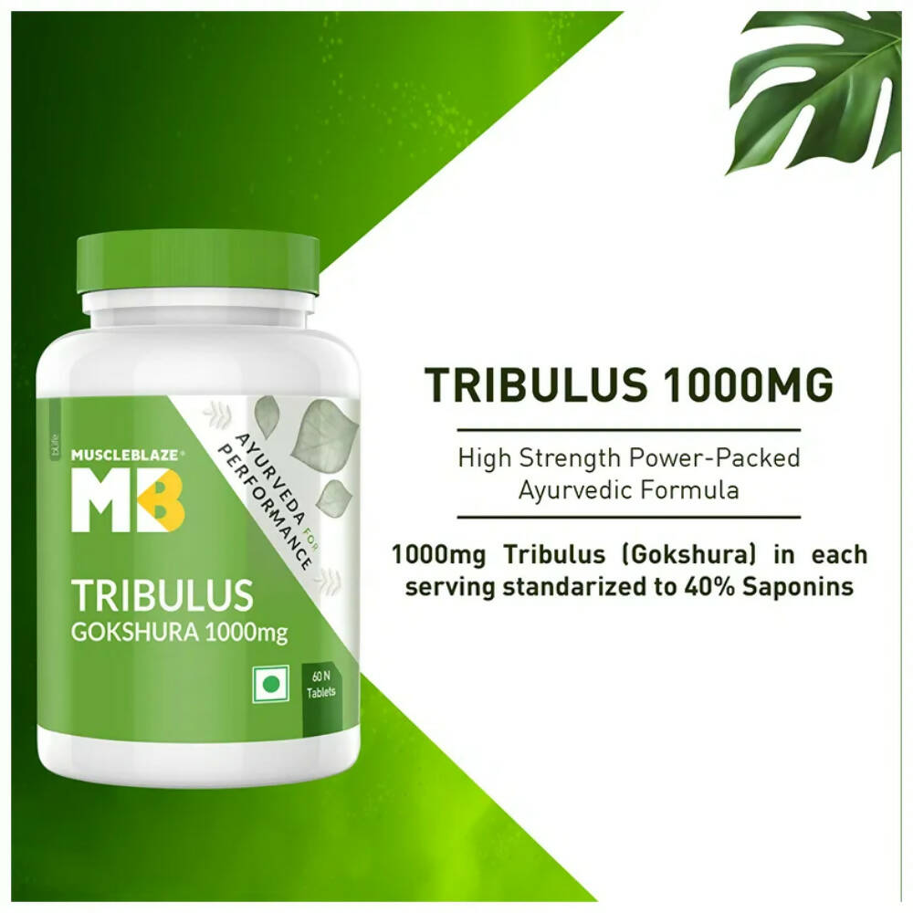 MuscleBlaze Gokshura Tablets | Grocsy