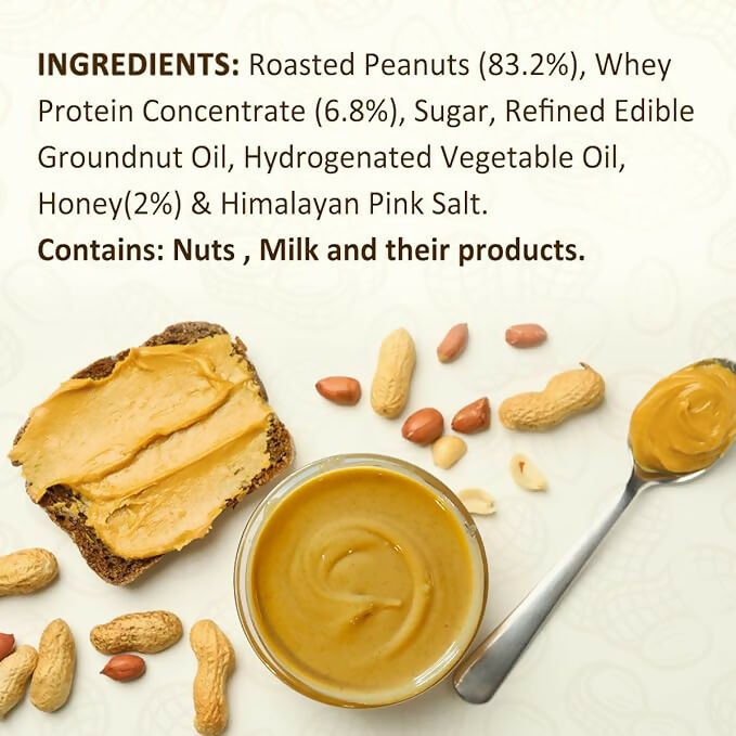 Sundrop High Protein Creamy Peanut Butter With Honey | Grocsy