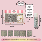 Confect Shimmering Sliver Disco Balls Assorted Sprinkles (DB-11) | Grocsy