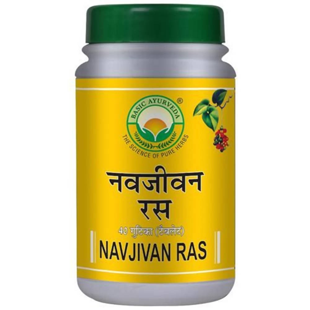 Basic Ayurveda Navjivan Ras Tablets | Grocsy