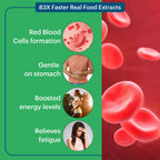 Laurik Plant Based Iron Tablets Increase Hemoglobin And Energy Booster | Grocsy