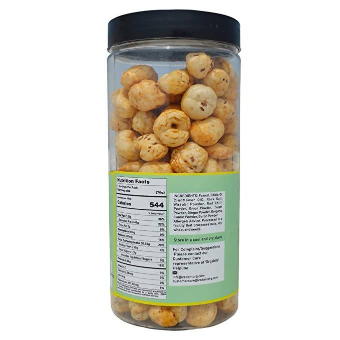 Orgabite Roasted Foxnuts Wasabi | Grocsy