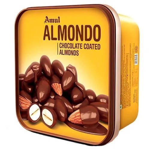 Amul Almondo Chocolate Coated Almonds | Grocsy