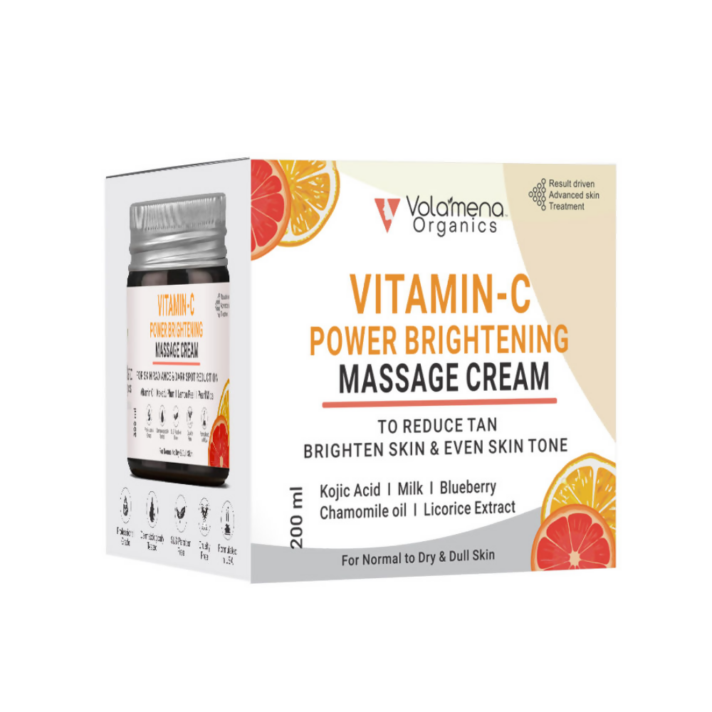 Volamena Organics Vitamin C Power Brightening Massage Cream | Grocsy