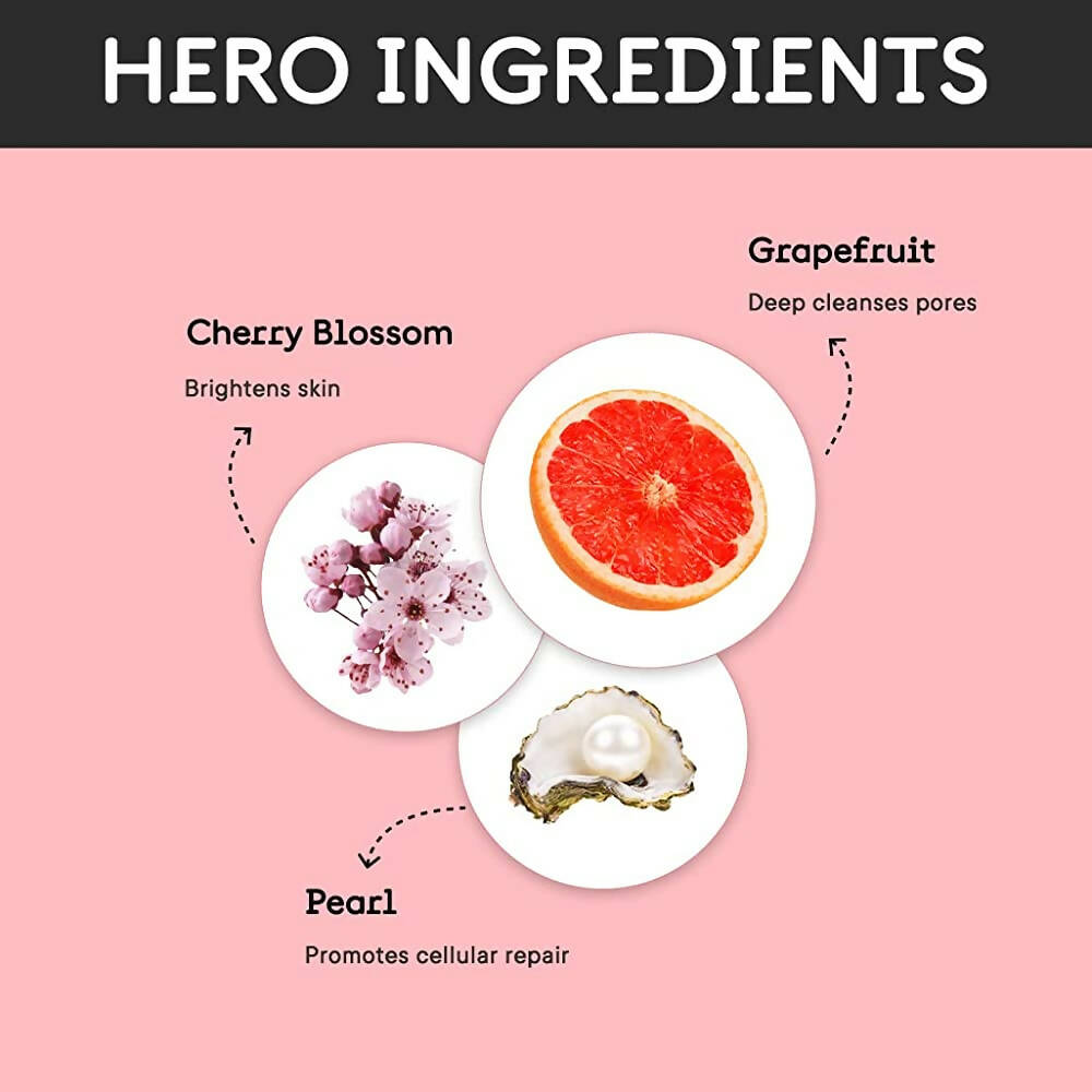 Quench Botanics Mon Cherry Brightening Pink Clay Mask - Korean Skincare | Grocsy