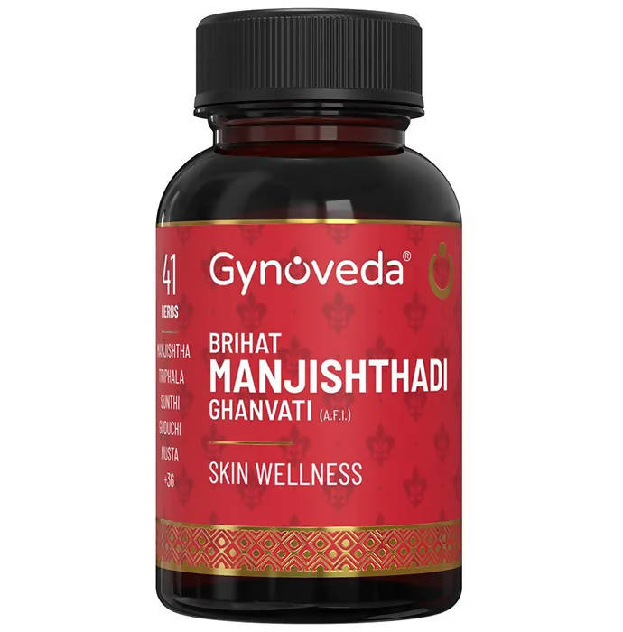 Gynoveda Brihat Manjishthadi Ghanvati Tablets | Grocsy