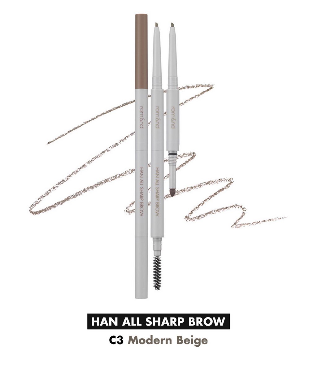 Rom&nd Han All Sharp Brow - C3 Modern Beige | Grocsy