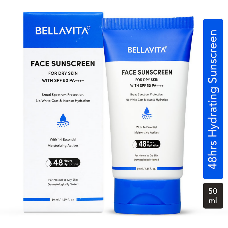Bella Vita Organic Sunscreen SPF 50 For Dry Skin | Grocsy