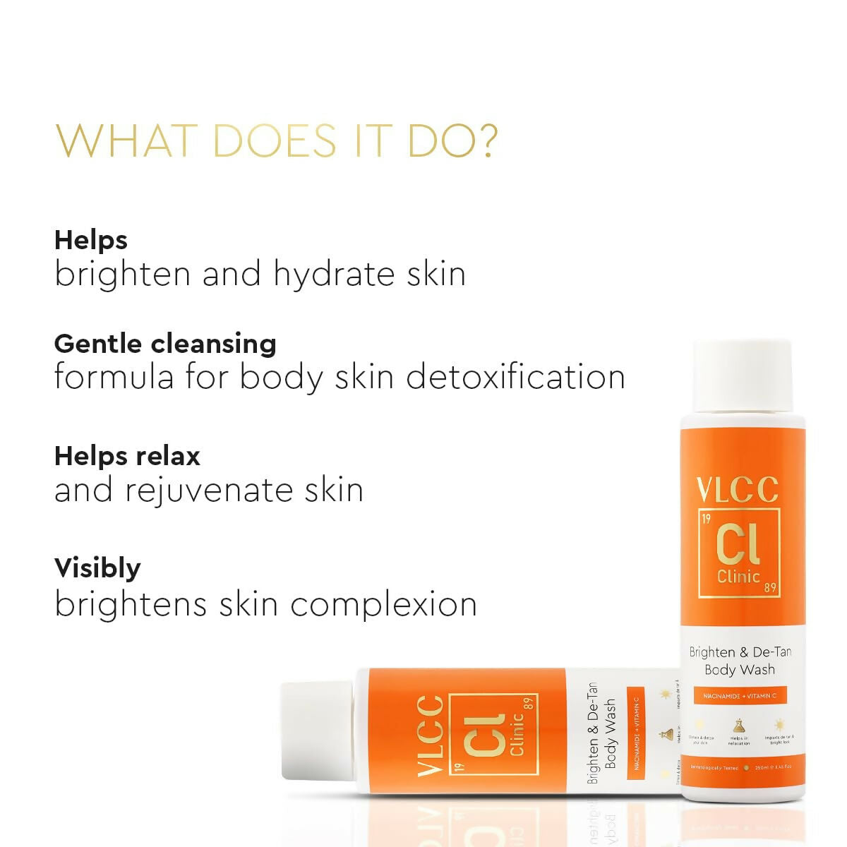 VLCC Clinic Brighten & De-Tan Body Wash | Grocsy