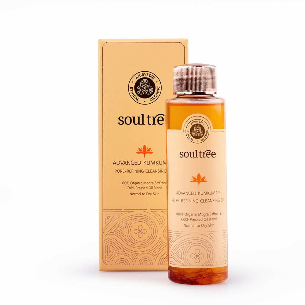 Soultree Advanced Kumkumadi Pore-Refining Cleansing Oil | Grocsy