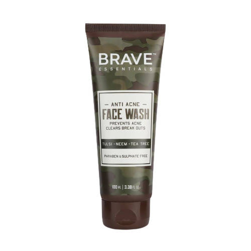 Brave Essentials Anti-Acne Face Wash | Grocsy