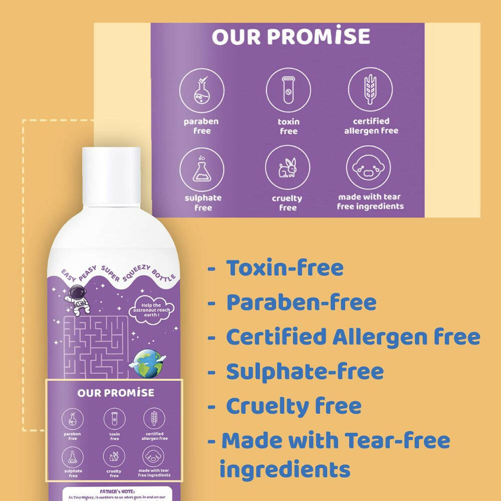 Tiny Mighty Kids Body Wash & Shampoo Combo | Grocsy
