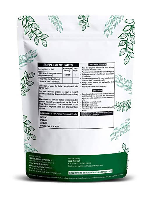H&C Herbal Fenugreek Powder | Grocsy
