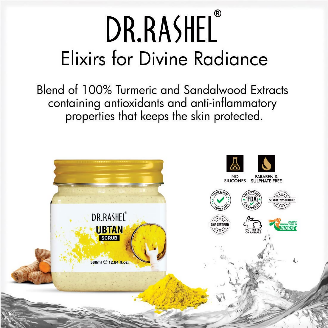 Dr.Rashel Ubtan Scrub For Face And Body | Grocsy
