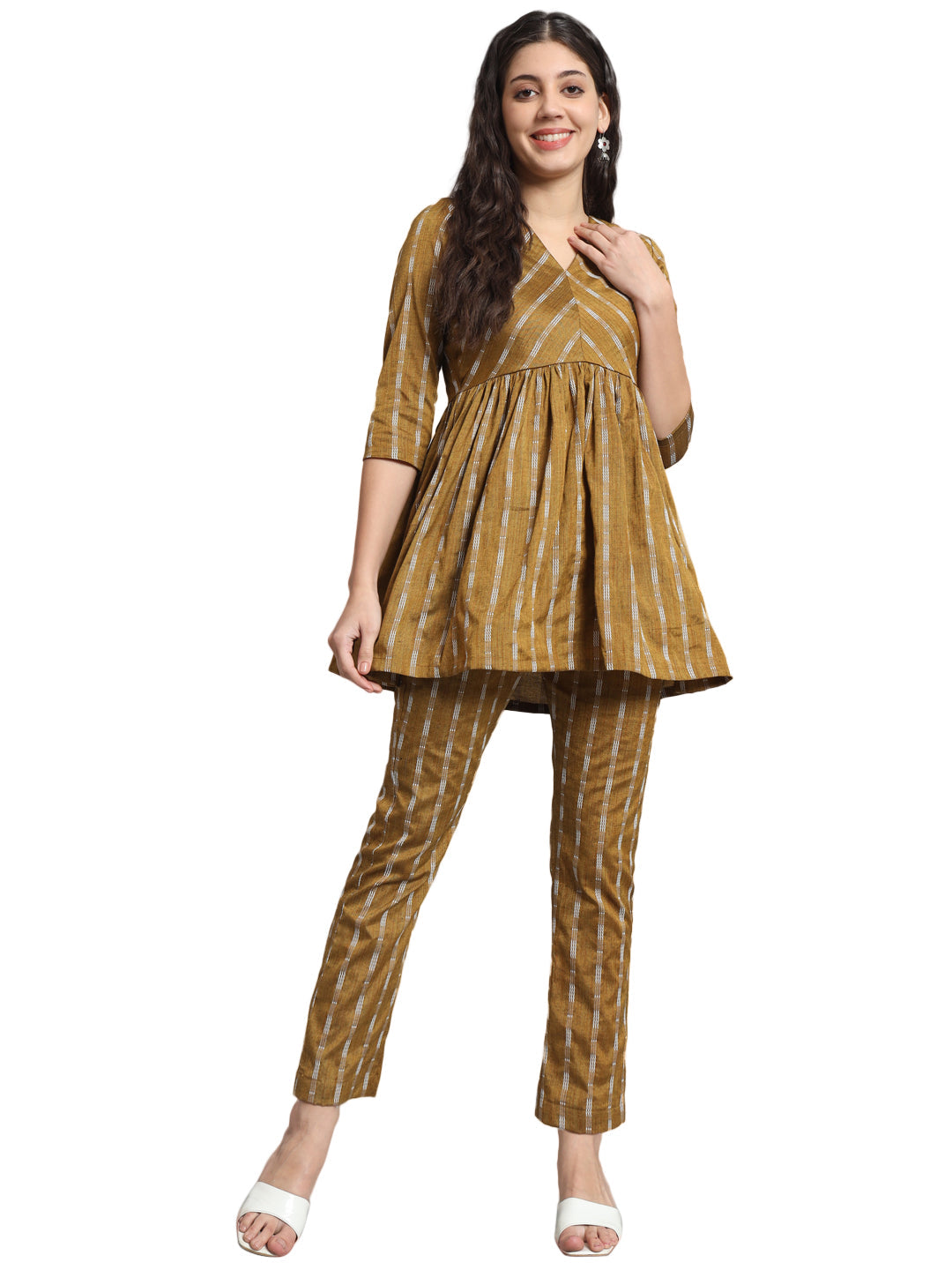 Fab Fashion Mustard Co-Ord Set | Grocsy