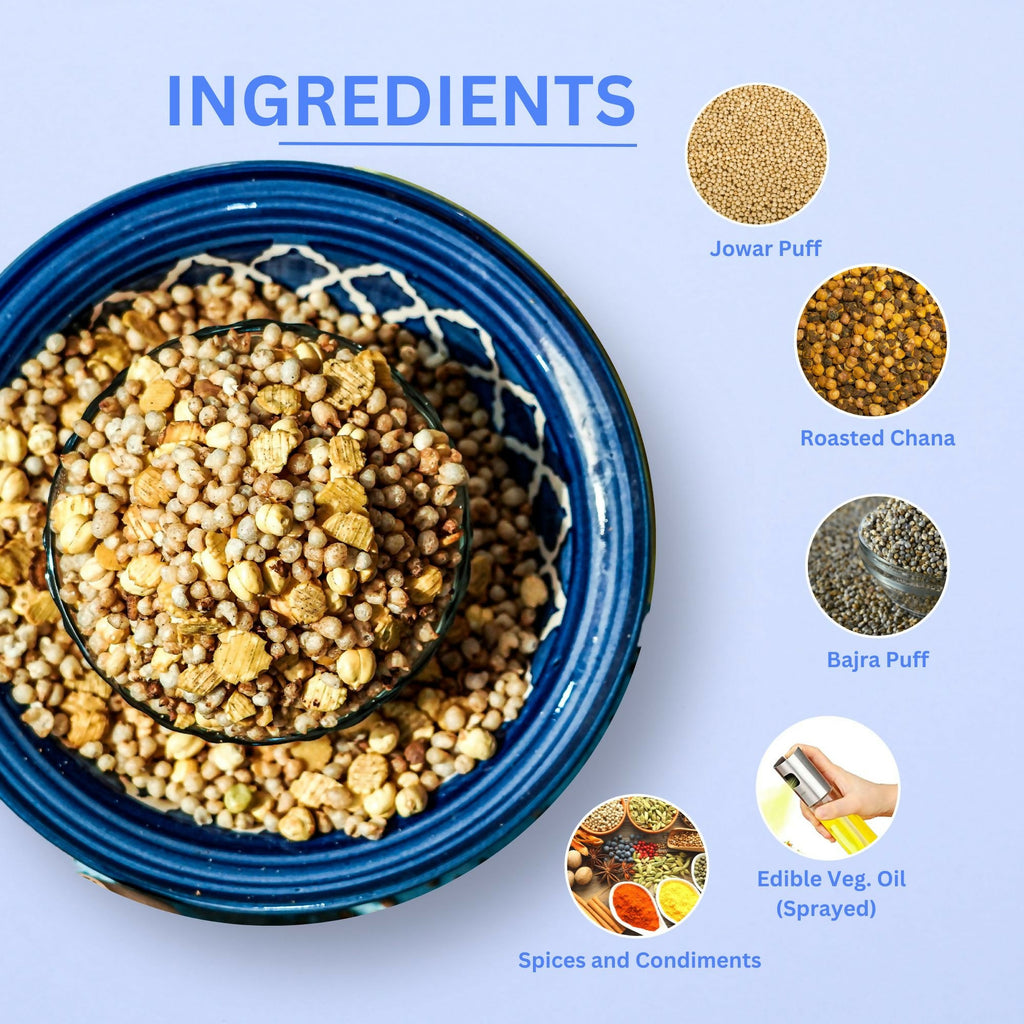 Healthy Master Millet Bhel Crunchy Snack | Grocsy