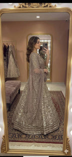 Lehenga Mart Gorgeous Lehenga Choli For Wedding-Brown | Grocsy