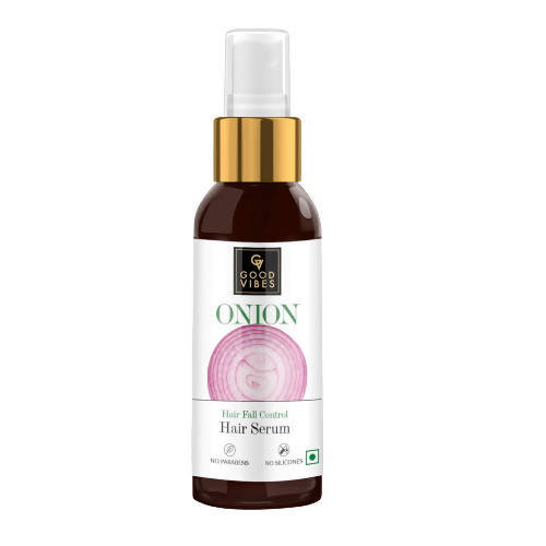 Good Vibes Onion Hair Fall Control Hair Serum | Grocsy