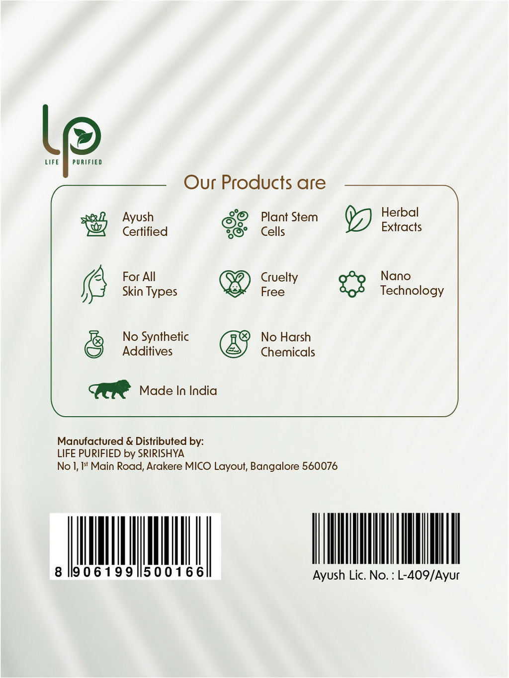 Life Purified Bahyasnehana Almond Oat Moisturiser - Body Lotion - Lavender | Grocsy