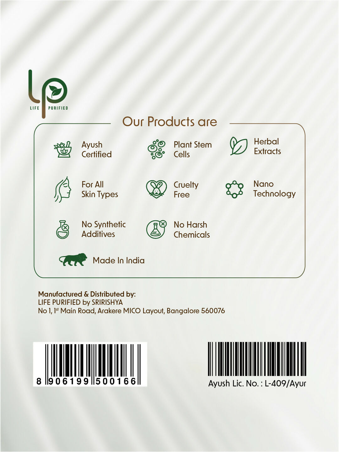 Life Purified Bahyasnehana Almond Oat Moisturiser - Body Lotion - Lavender | Grocsy