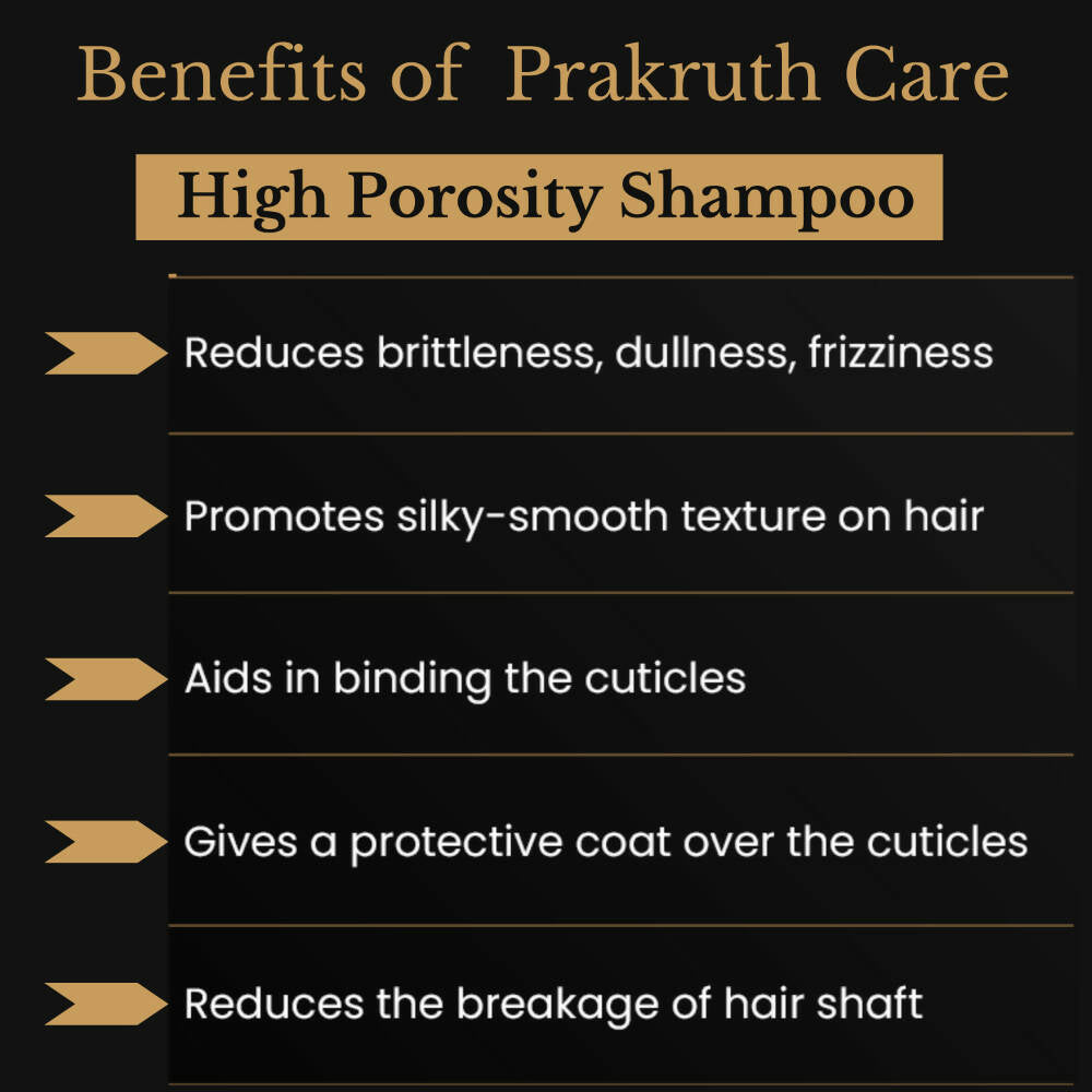 Prakruth Care Premium Herbal High Porosity Shampoo | Grocsy