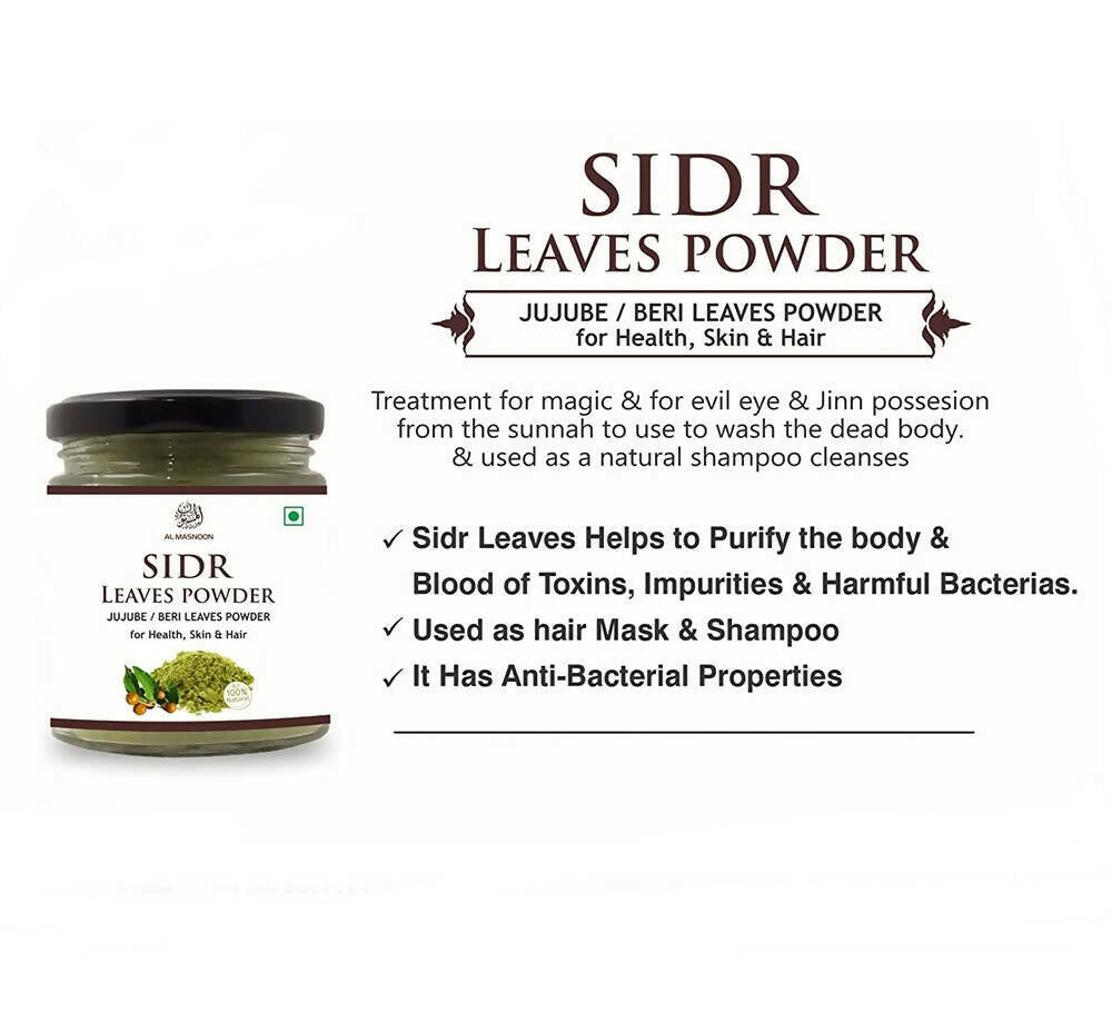 Al Masnoon Sidr Leaves Powder | Grocsy
